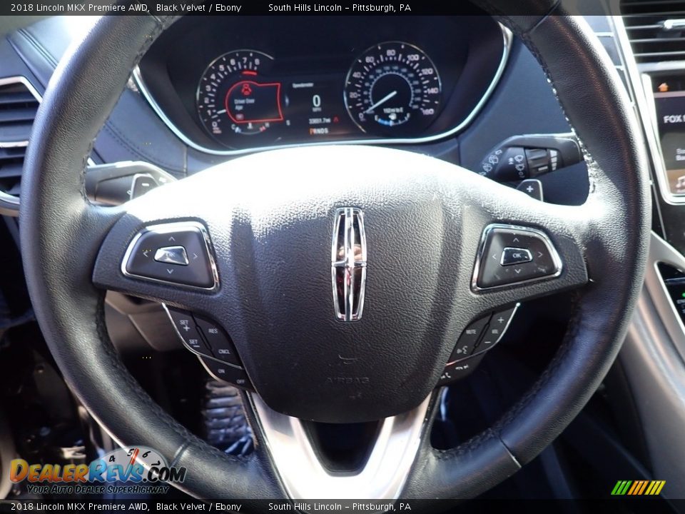 2018 Lincoln MKX Premiere AWD Steering Wheel Photo #21