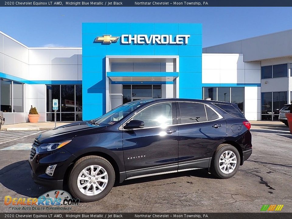 2020 Chevrolet Equinox LT AWD Midnight Blue Metallic / Jet Black Photo #1