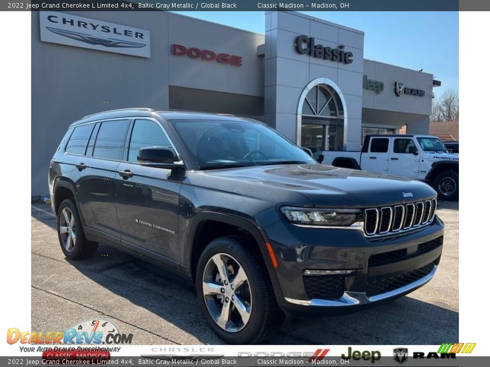 2022 Jeep Grand Cherokee L Limited 4x4 Baltic Gray Metallic / Global Black Photo #1