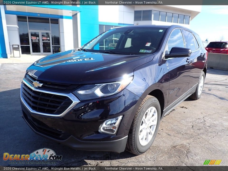 2020 Chevrolet Equinox LT AWD Midnight Blue Metallic / Jet Black Photo #2