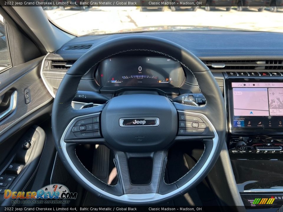 2022 Jeep Grand Cherokee L Limited 4x4 Baltic Gray Metallic / Global Black Photo #6