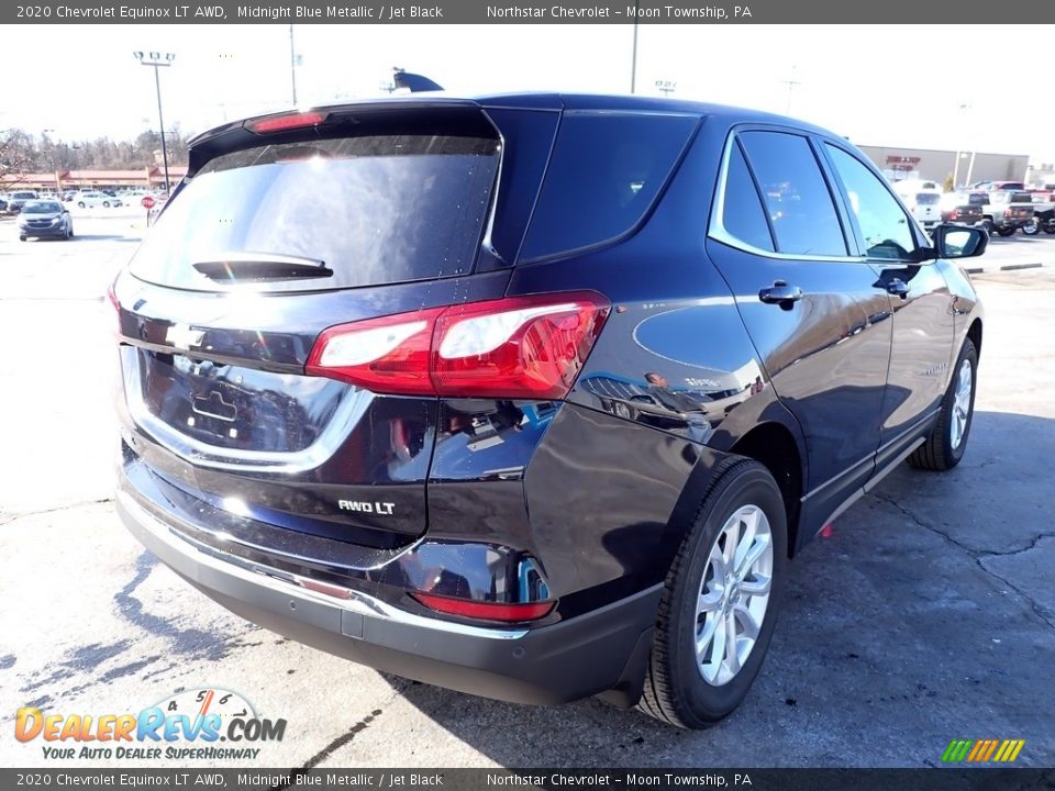 2020 Chevrolet Equinox LT AWD Midnight Blue Metallic / Jet Black Photo #8