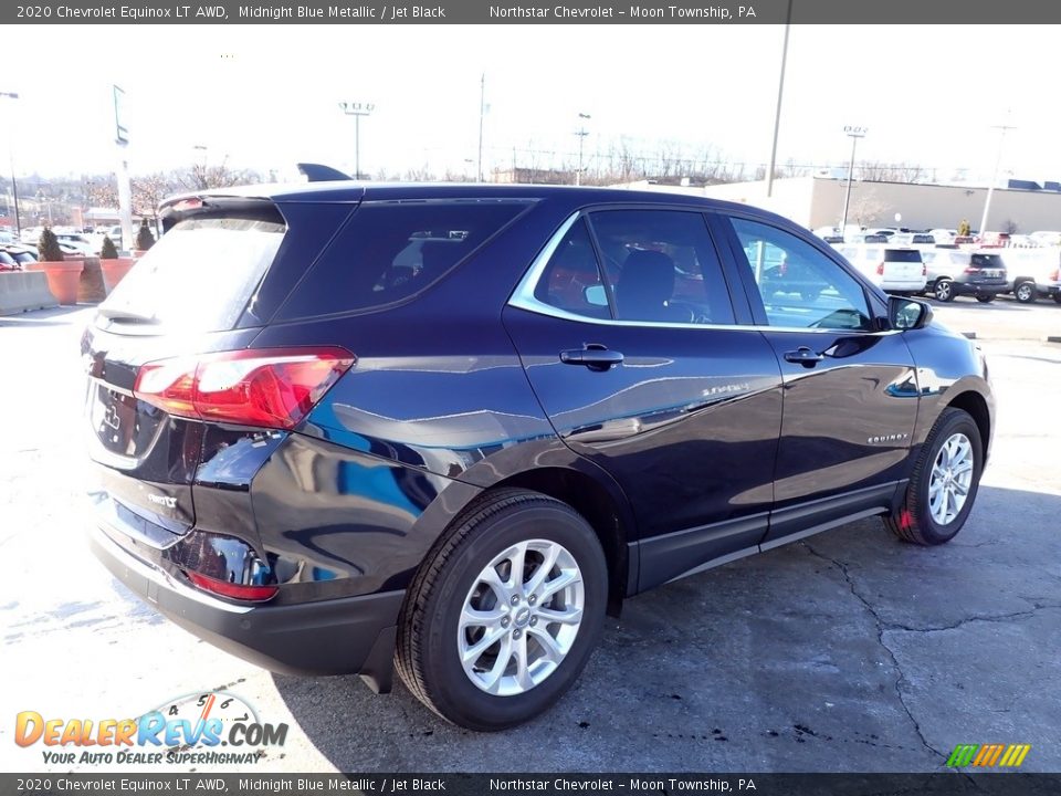 2020 Chevrolet Equinox LT AWD Midnight Blue Metallic / Jet Black Photo #9