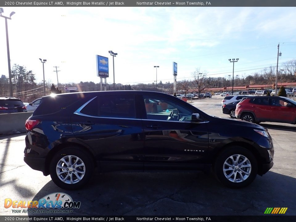 2020 Chevrolet Equinox LT AWD Midnight Blue Metallic / Jet Black Photo #10