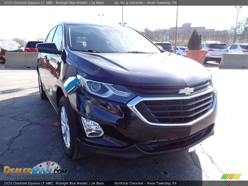 2020 Chevrolet Equinox LT AWD Midnight Blue Metallic / Jet Black Photo #11