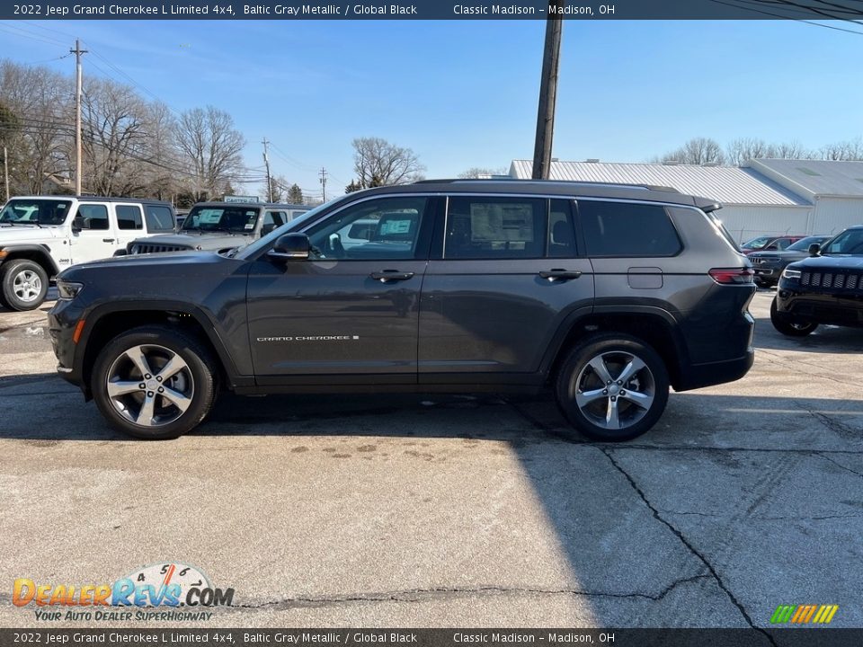 2022 Jeep Grand Cherokee L Limited 4x4 Baltic Gray Metallic / Global Black Photo #9