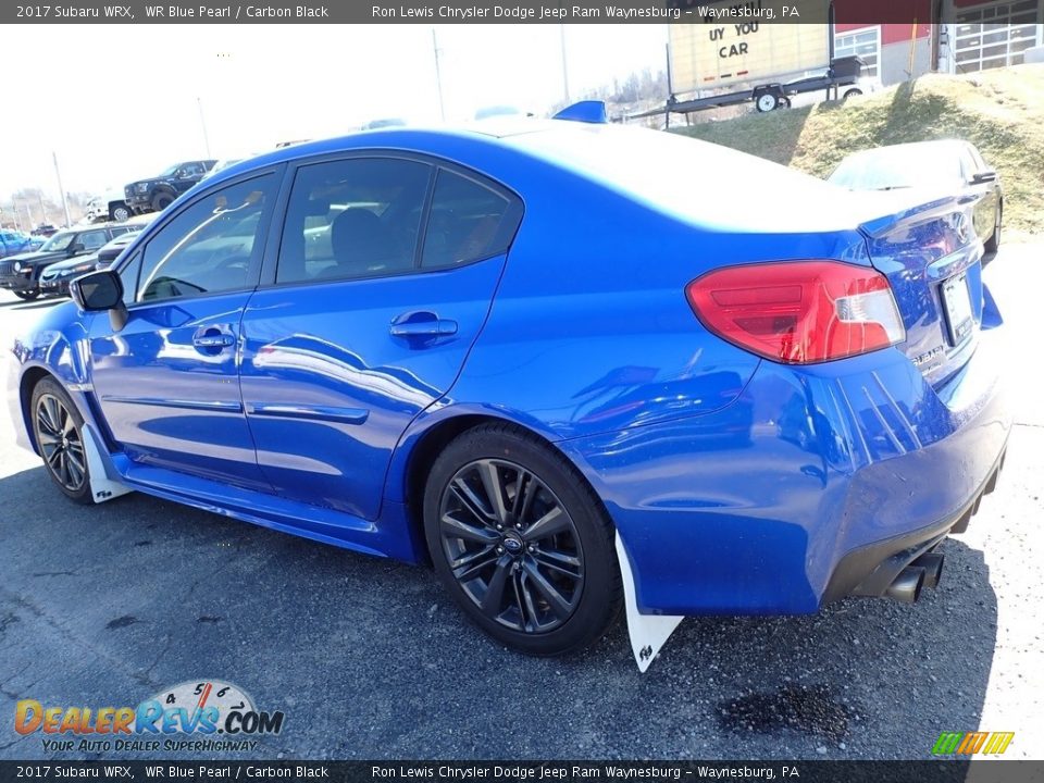 2017 Subaru WRX WR Blue Pearl / Carbon Black Photo #3