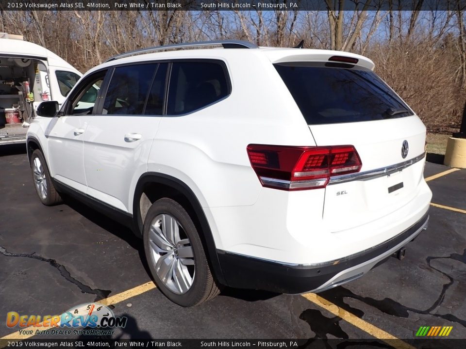 2019 Volkswagen Atlas SEL 4Motion Pure White / Titan Black Photo #2