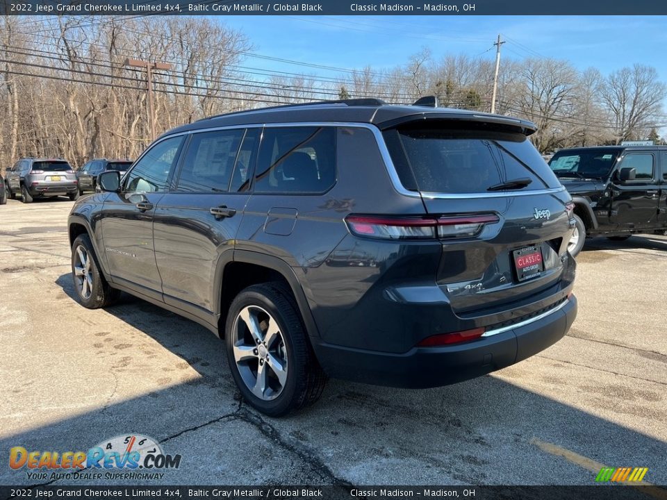 2022 Jeep Grand Cherokee L Limited 4x4 Baltic Gray Metallic / Global Black Photo #10