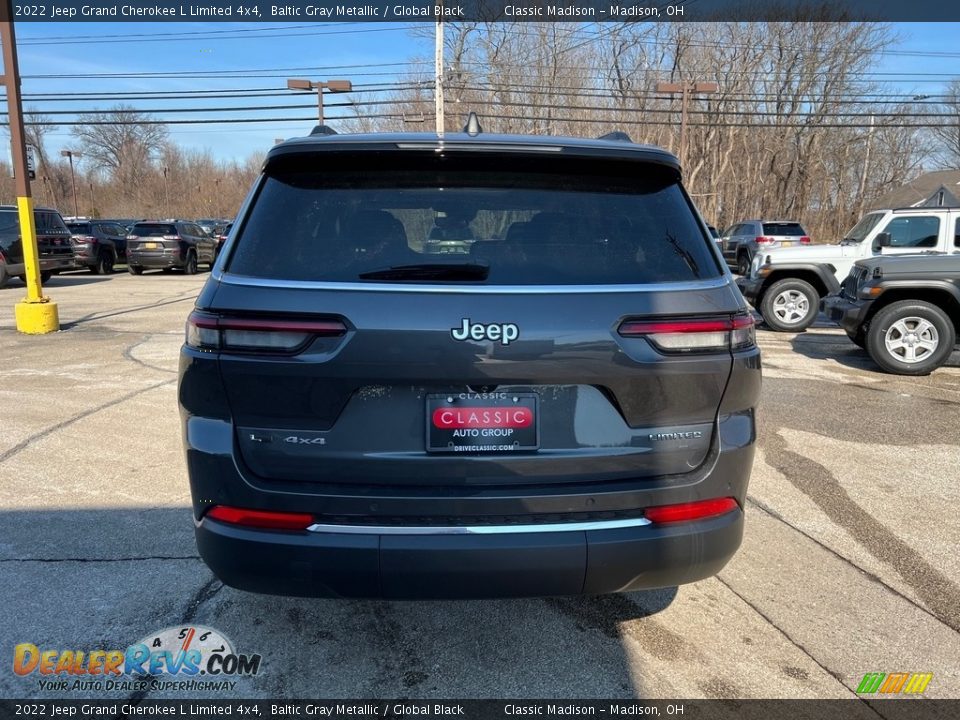 2022 Jeep Grand Cherokee L Limited 4x4 Baltic Gray Metallic / Global Black Photo #11