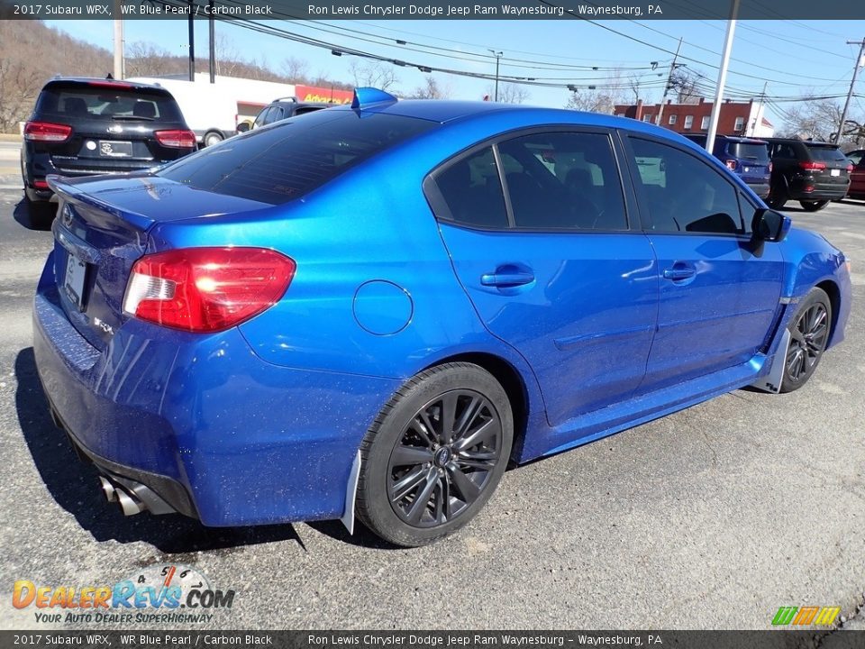 2017 Subaru WRX WR Blue Pearl / Carbon Black Photo #5