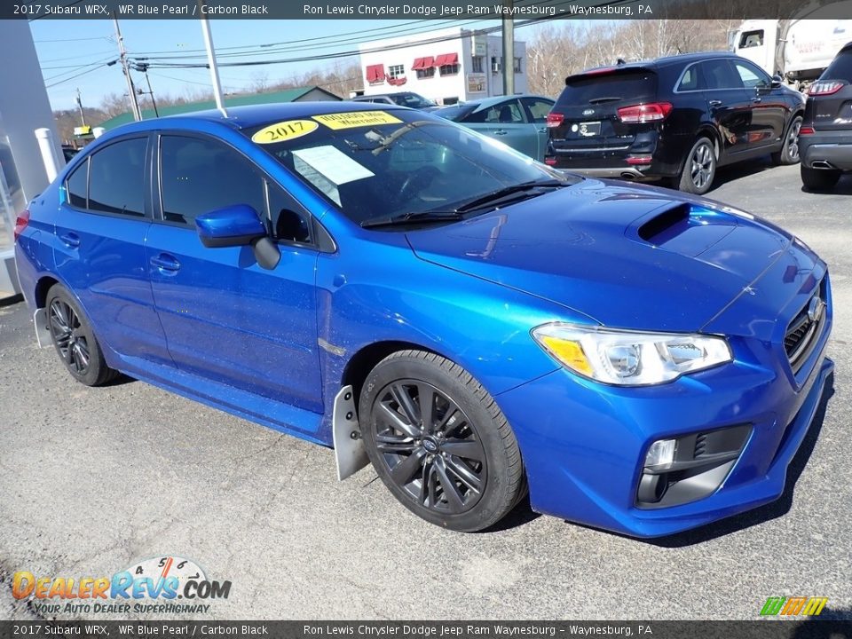 2017 Subaru WRX WR Blue Pearl / Carbon Black Photo #7