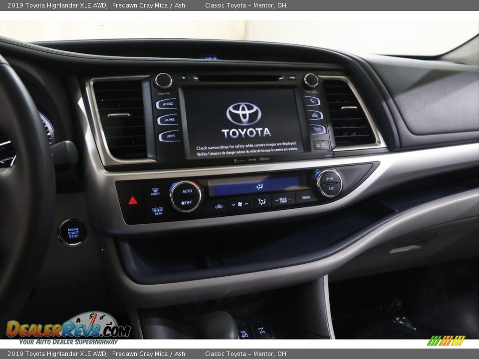 2019 Toyota Highlander XLE AWD Predawn Gray Mica / Ash Photo #9