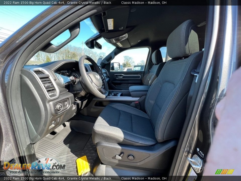 2022 Ram 1500 Big Horn Quad Cab 4x4 Granite Crystal Metallic / Black Photo #2
