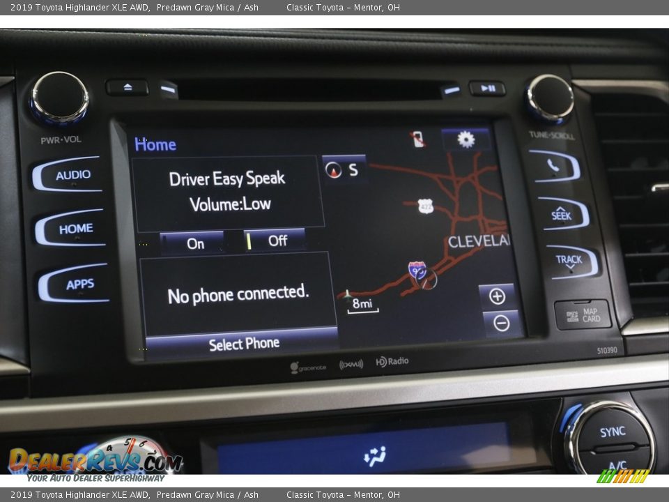 2019 Toyota Highlander XLE AWD Predawn Gray Mica / Ash Photo #10