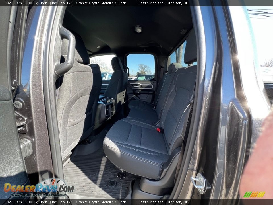 2022 Ram 1500 Big Horn Quad Cab 4x4 Granite Crystal Metallic / Black Photo #3