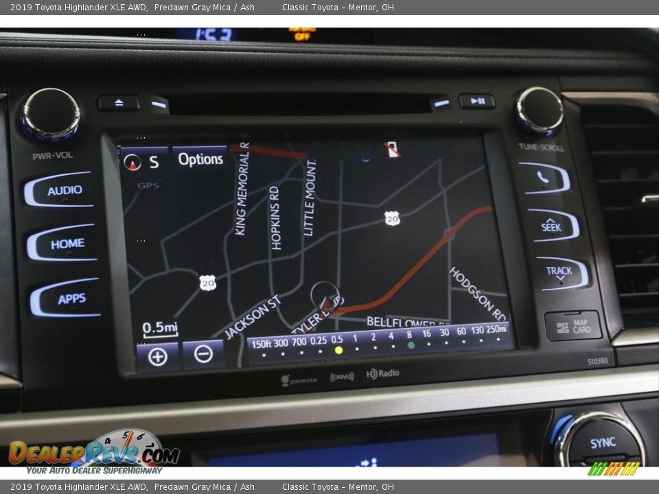 2019 Toyota Highlander XLE AWD Predawn Gray Mica / Ash Photo #11