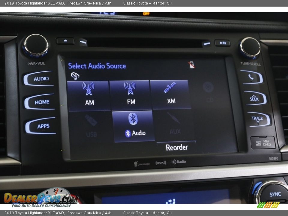 2019 Toyota Highlander XLE AWD Predawn Gray Mica / Ash Photo #12