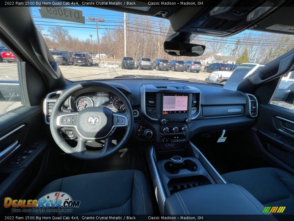 2022 Ram 1500 Big Horn Quad Cab 4x4 Granite Crystal Metallic / Black Photo #4