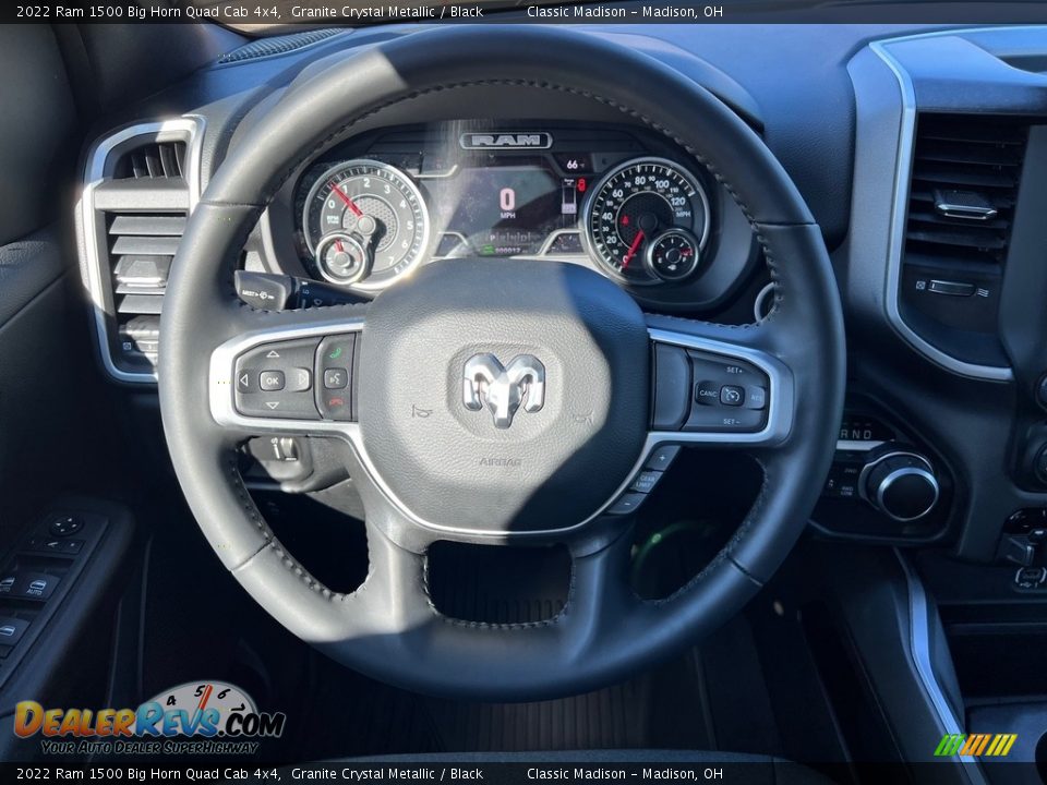 2022 Ram 1500 Big Horn Quad Cab 4x4 Granite Crystal Metallic / Black Photo #5