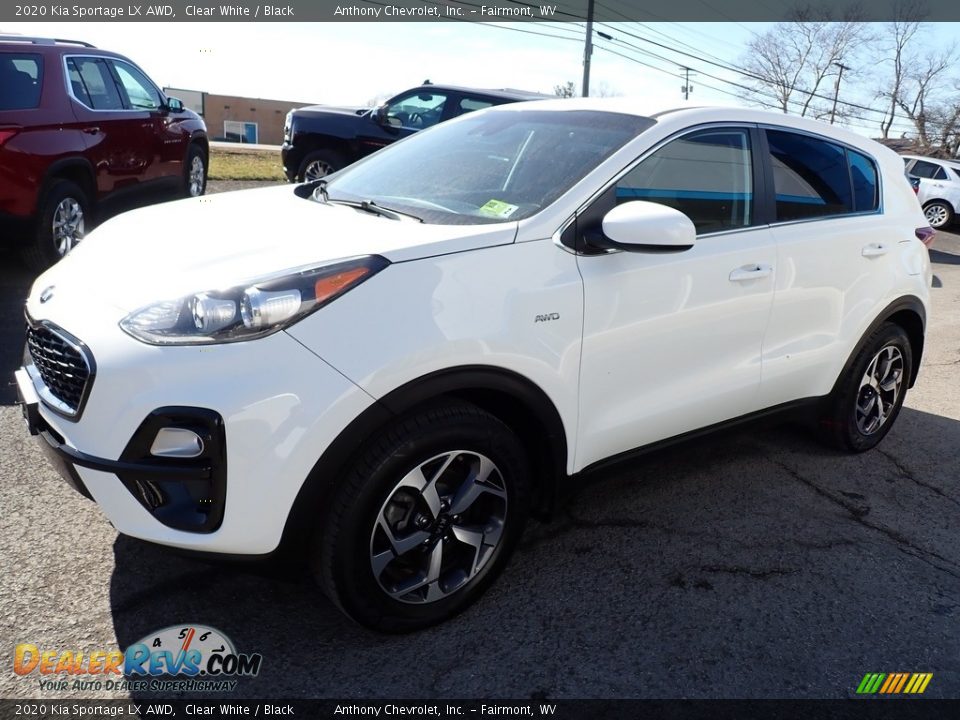 2020 Kia Sportage LX AWD Clear White / Black Photo #8