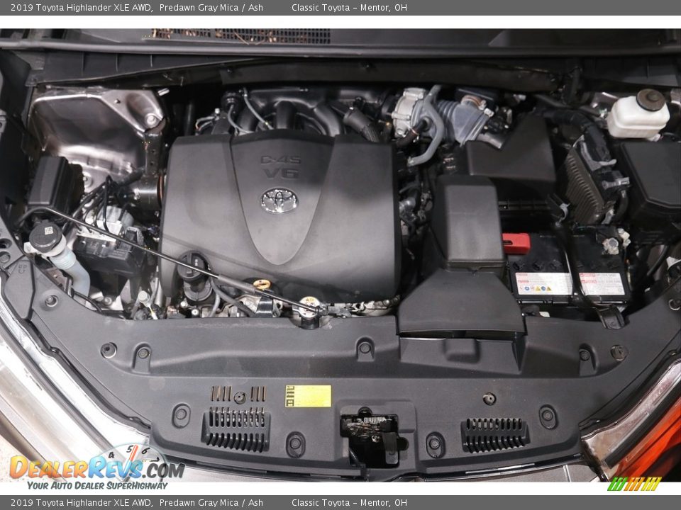2019 Toyota Highlander XLE AWD Predawn Gray Mica / Ash Photo #22