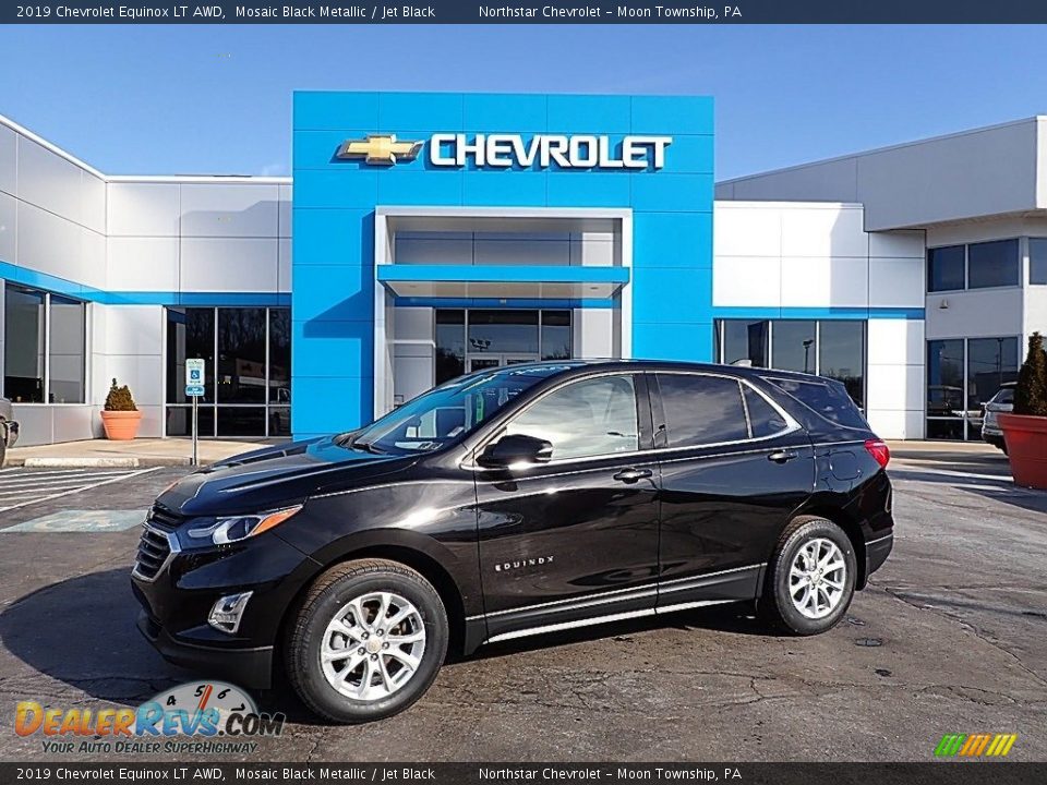 2019 Chevrolet Equinox LT AWD Mosaic Black Metallic / Jet Black Photo #1