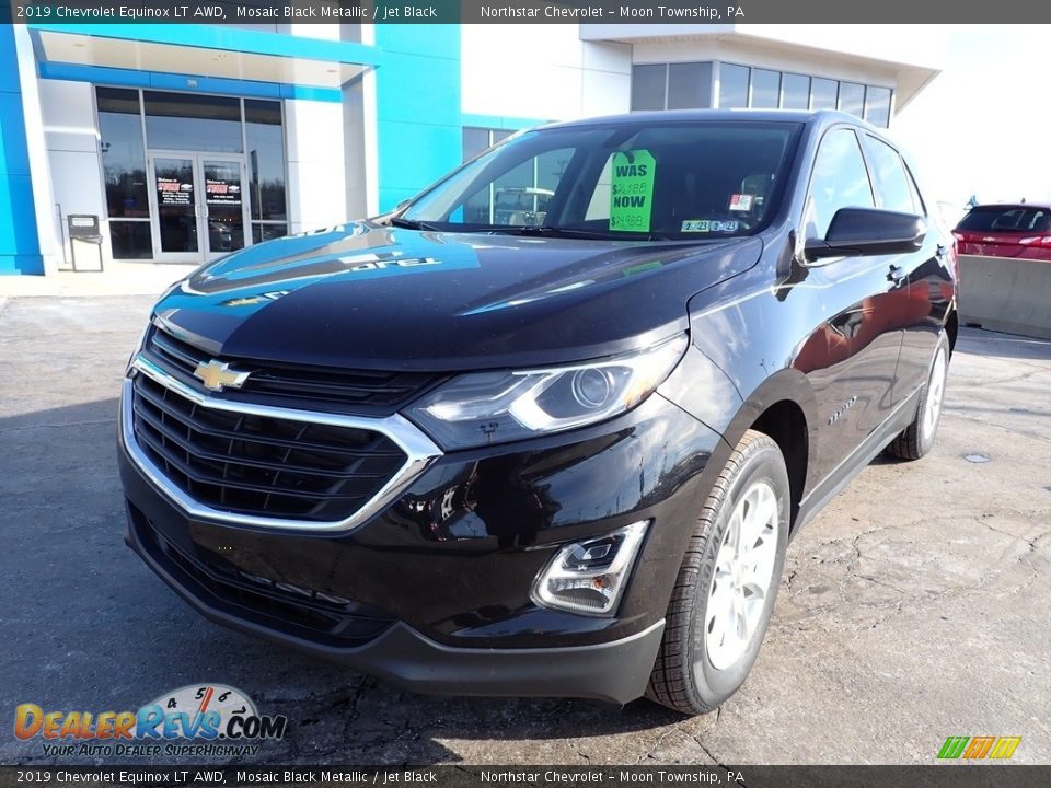 2019 Chevrolet Equinox LT AWD Mosaic Black Metallic / Jet Black Photo #2