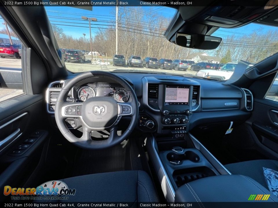 2022 Ram 1500 Big Horn Quad Cab 4x4 Granite Crystal Metallic / Black Photo #4