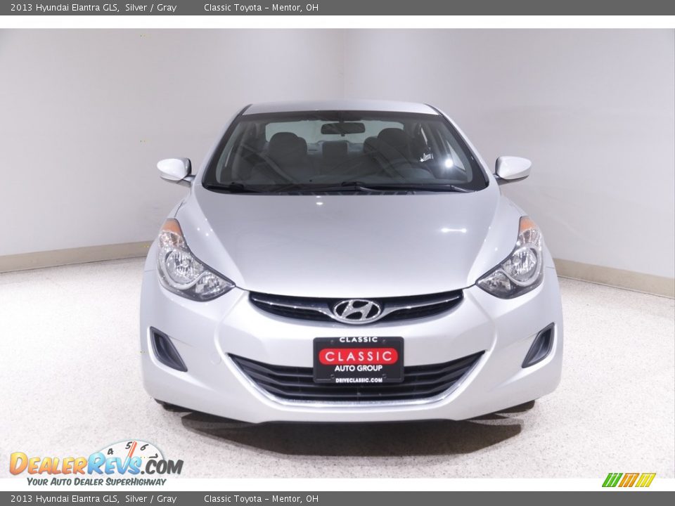 2013 Hyundai Elantra GLS Silver / Gray Photo #2
