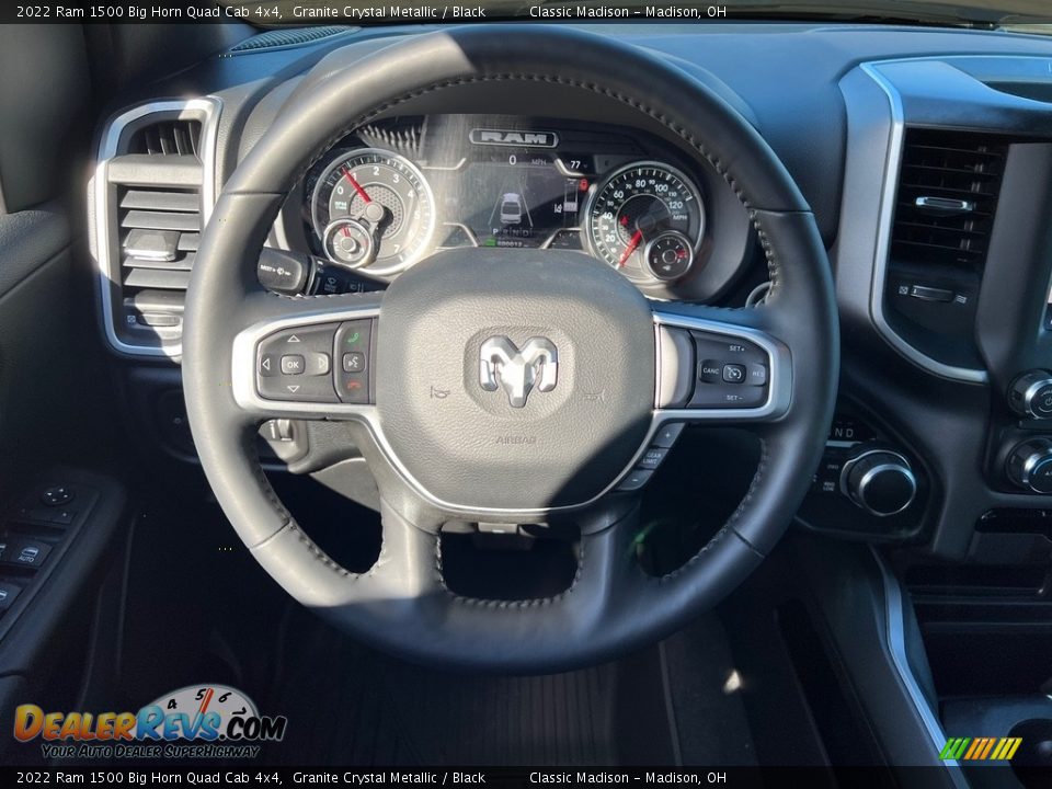2022 Ram 1500 Big Horn Quad Cab 4x4 Granite Crystal Metallic / Black Photo #5