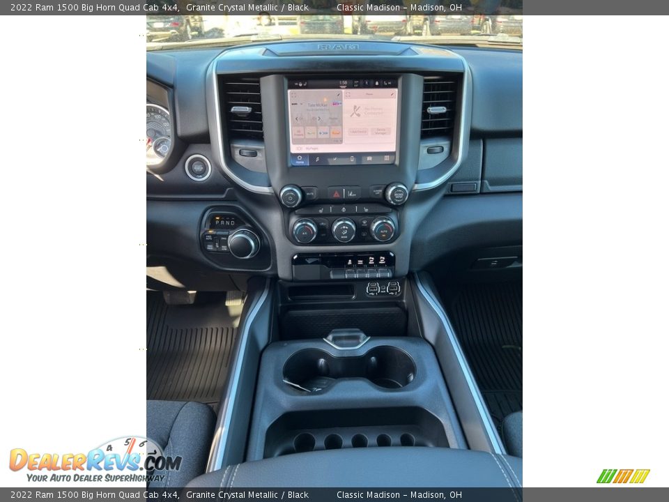 2022 Ram 1500 Big Horn Quad Cab 4x4 Granite Crystal Metallic / Black Photo #6