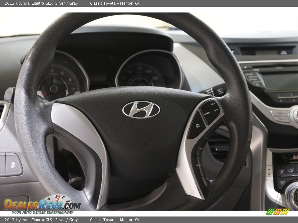 2013 Hyundai Elantra GLS Silver / Gray Photo #7