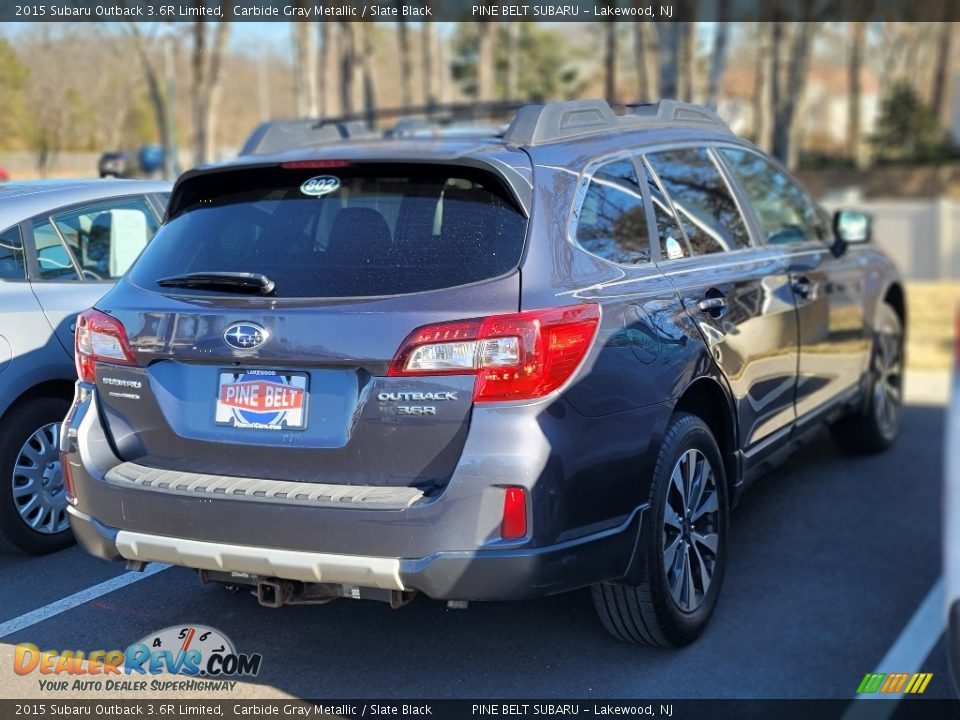 2015 Subaru Outback 3.6R Limited Carbide Gray Metallic / Slate Black Photo #3