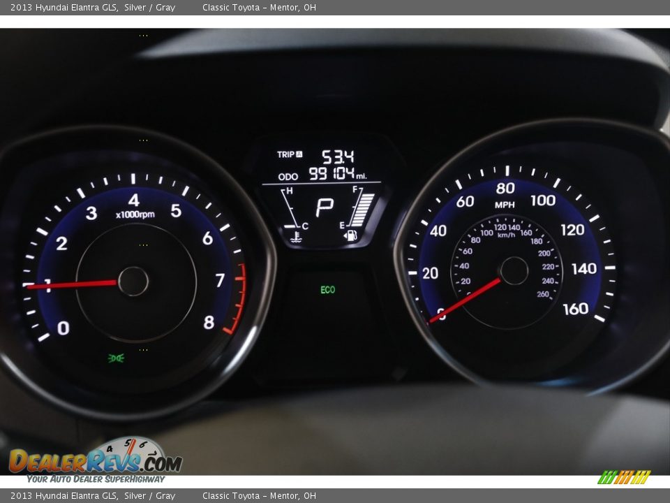 2013 Hyundai Elantra GLS Silver / Gray Photo #8