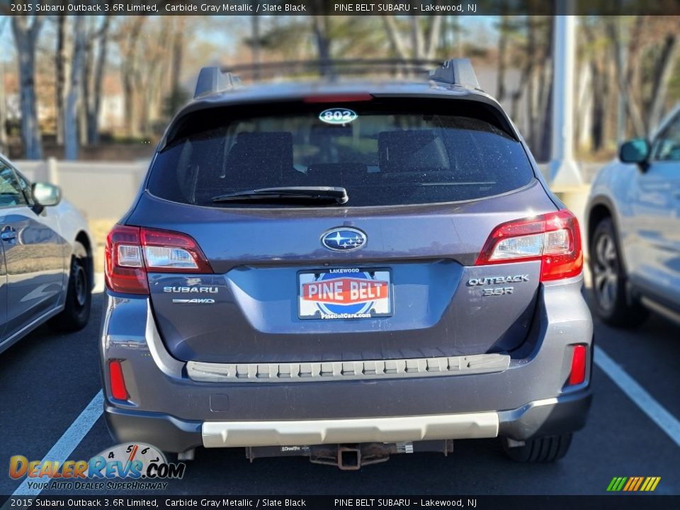 2015 Subaru Outback 3.6R Limited Carbide Gray Metallic / Slate Black Photo #4