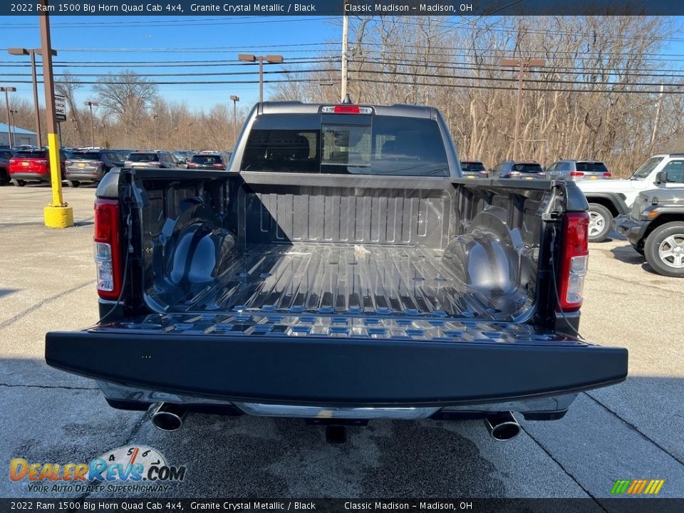 2022 Ram 1500 Big Horn Quad Cab 4x4 Granite Crystal Metallic / Black Photo #11