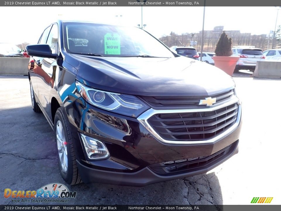 2019 Chevrolet Equinox LT AWD Mosaic Black Metallic / Jet Black Photo #11