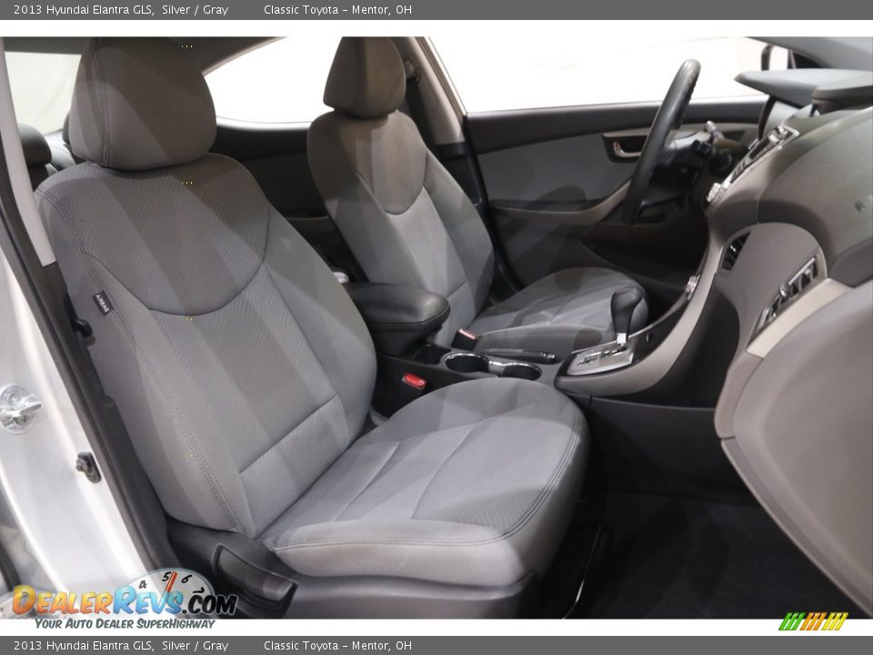 2013 Hyundai Elantra GLS Silver / Gray Photo #12