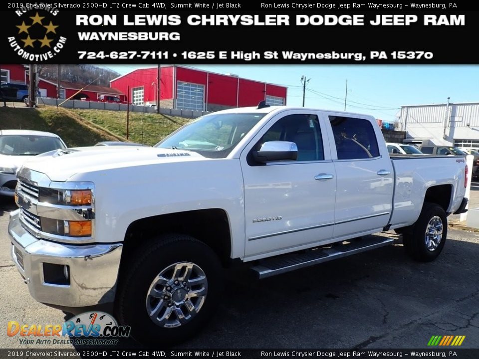 2019 Chevrolet Silverado 2500HD LTZ Crew Cab 4WD Summit White / Jet Black Photo #1