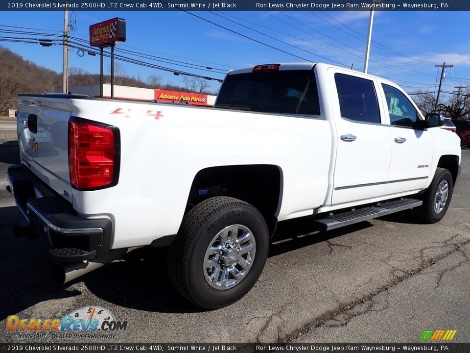 2019 Chevrolet Silverado 2500HD LTZ Crew Cab 4WD Summit White / Jet Black Photo #5