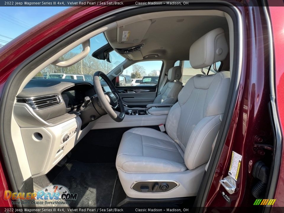 Sea Salt/Black Interior - 2022 Jeep Wagoneer Series III 4x4 Photo #2