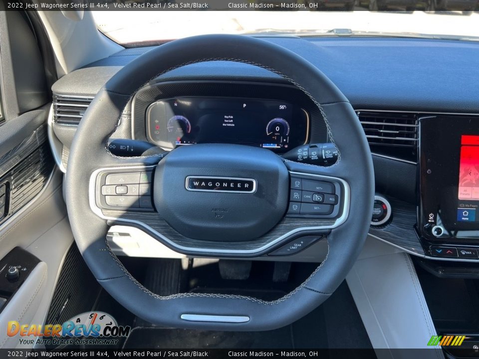 2022 Jeep Wagoneer Series III 4x4 Steering Wheel Photo #6