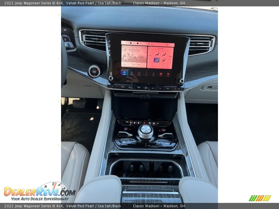 2022 Jeep Wagoneer Series III 4x4 Velvet Red Pearl / Sea Salt/Black Photo #7