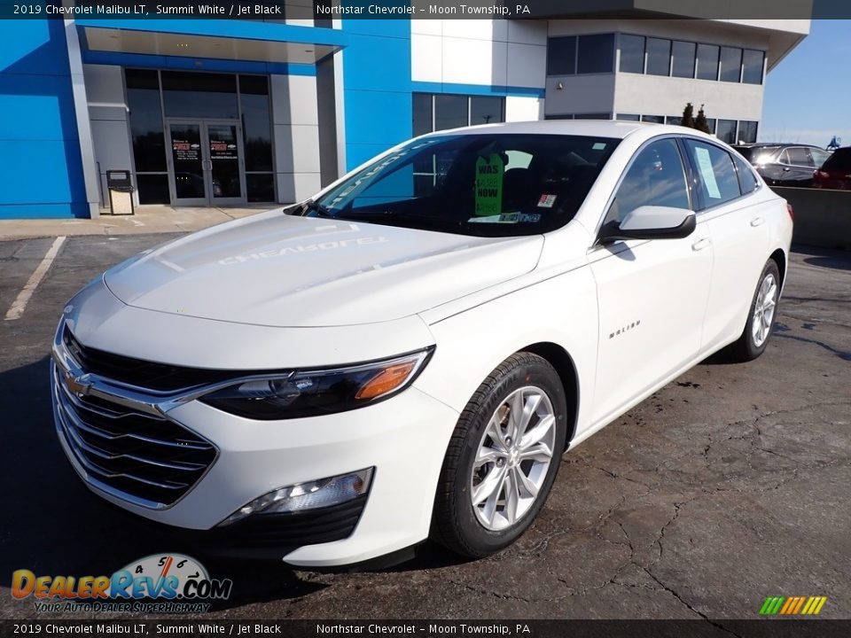 2019 Chevrolet Malibu LT Summit White / Jet Black Photo #2