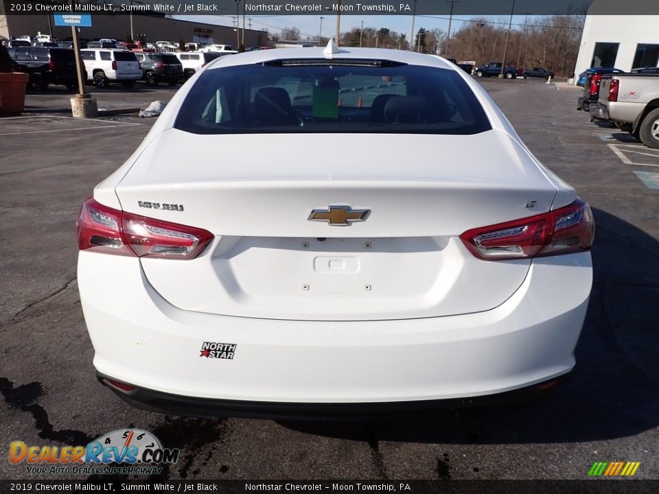 2019 Chevrolet Malibu LT Summit White / Jet Black Photo #6