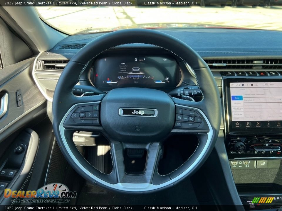 2022 Jeep Grand Cherokee L Limited 4x4 Steering Wheel Photo #6