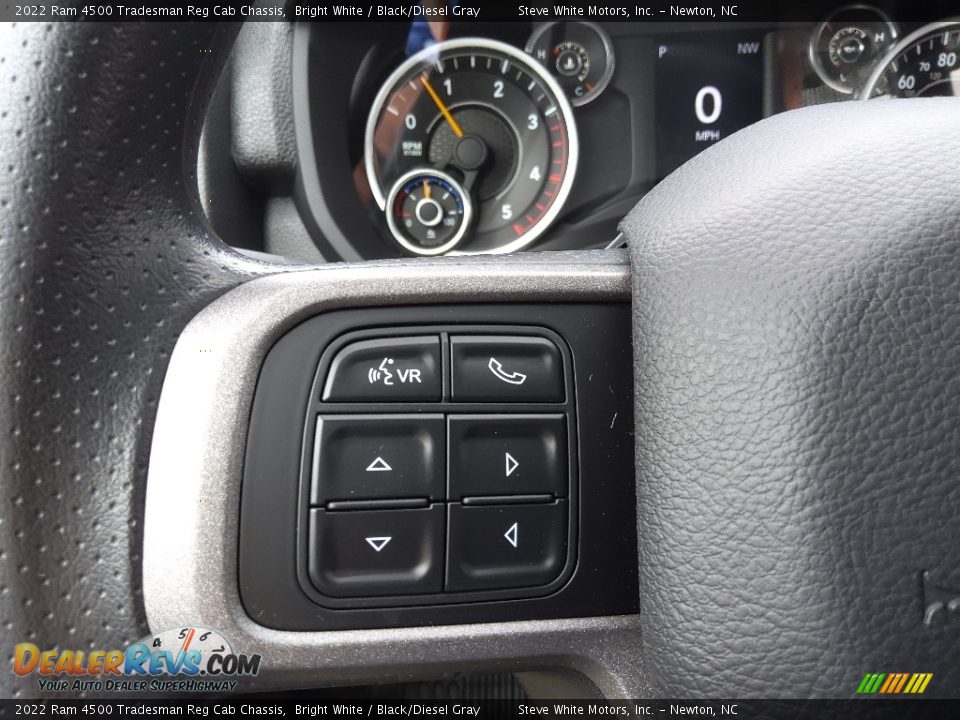 2022 Ram 4500 Tradesman Reg Cab Chassis Steering Wheel Photo #14