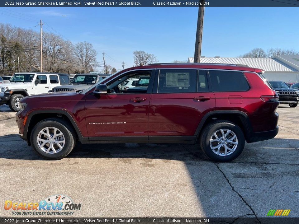 Velvet Red Pearl 2022 Jeep Grand Cherokee L Limited 4x4 Photo #9