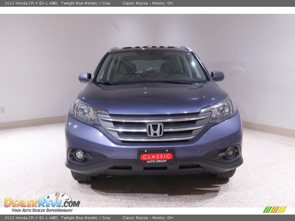 2013 Honda CR-V EX-L AWD Twilight Blue Metallic / Gray Photo #2